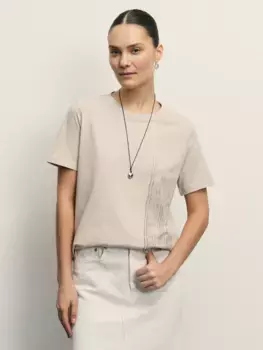 Базовая футболка с принтом