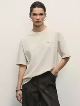 Базовая футболка с принтом