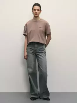 Базовая футболка с принтом