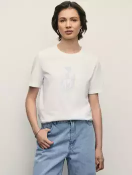 Базовая футболка с принтом