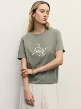 Базовая футболка с принтом