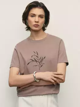 Базовая футболка с принтом