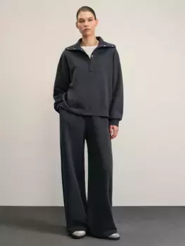 Базовые широкие брюки из хлопка