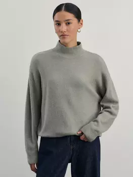 Базовый джемпер с воротником стойкой