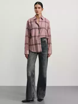 Блузка из хлопка с принтом