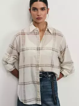 Блузка из хлопка с принтом