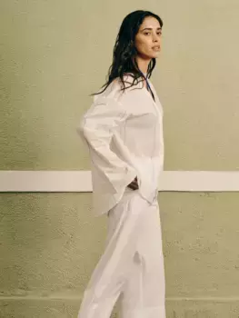 Блузка из хлопка в полоску