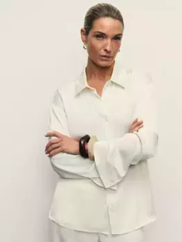 Блузка из жатого сатина