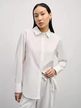 Блузка изо льна и хлопка