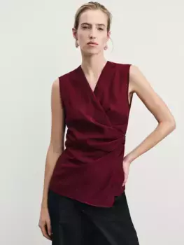 Блузка на запах из вискозы