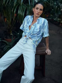 Блузка оверсайз