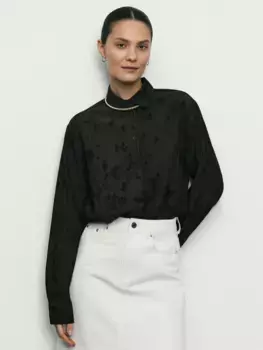 Блузка с абстрактным принтом