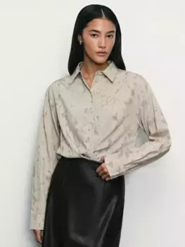 Блузка с абстрактным принтом