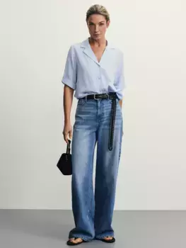 Блузка с английским воротником из 100% вискозы