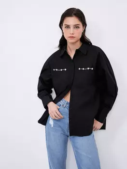 Блузка с бусинами