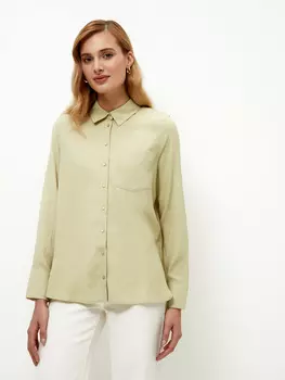 Блузка с карманом