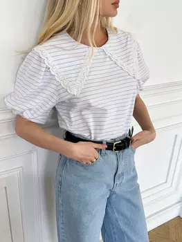 Блузка с кружевом