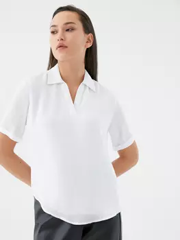 Блузка с отворотами