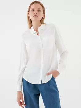 Блузка с удлиненной спинкой