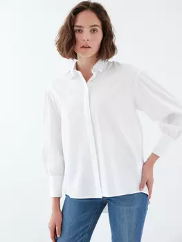 Блузка с удлиненной спинкой