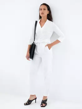 Блузка с V-образным вырезом