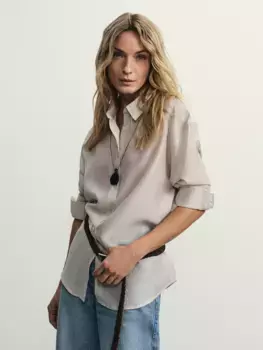 Блузка свободного кроя
