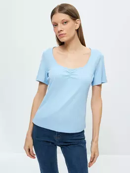 Блузка в рубчик