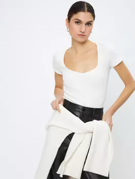 Блузка в рубчик