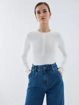 Боди с длинным рукавом