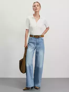 Боди в рубчик из хлопка