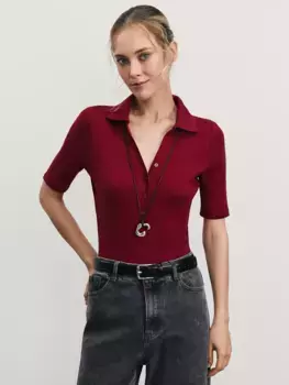 Боди в рубчик из хлопка