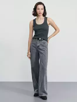 брюки джинсовые женские