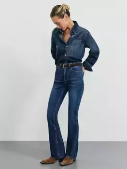 брюки джинсовые женские