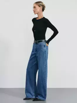 брюки джинсовые женские