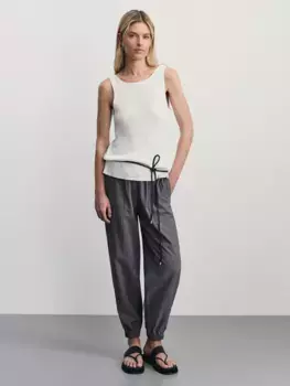 Брюки-джоггеры из вискозы