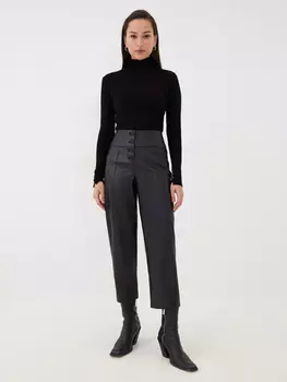 Брюки из экокожи