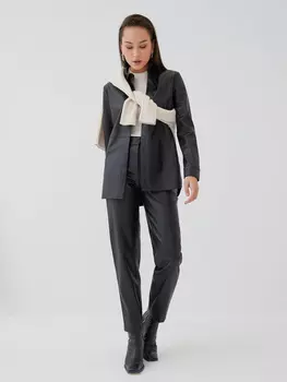 Брюки из экокожи