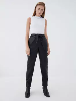 Брюки из экокожи