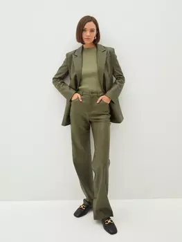 Брюки из экокожи