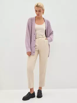 Брюки из экокожи