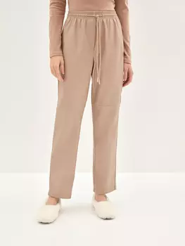 Брюки из экокожи