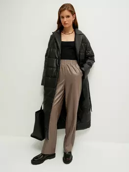 Брюки из экокожи