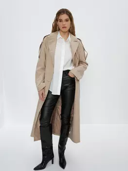 Брюки из экокожи