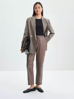 Брюки из искусственной кожи