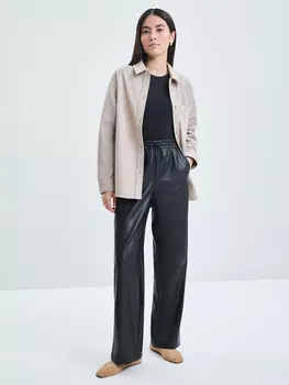 Брюки из искусственной кожи