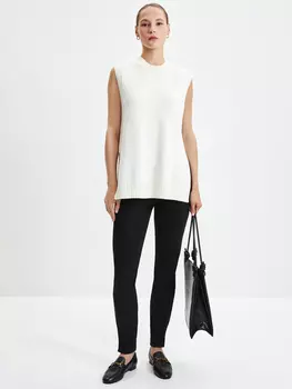 Брюки из замши