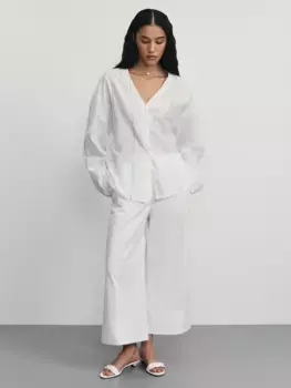 Брюки кюлоты с вискозой в составе