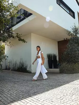 Брюки палаццо