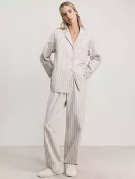 Брюки пижамные хлопковые в полоску