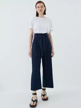 Брюки с драпировкой